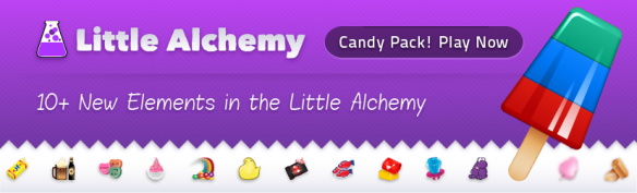 LITTLE ALCHEMY - 28 CANDY ELEMENTS WILLY WONKA AND POKKI (HD) 